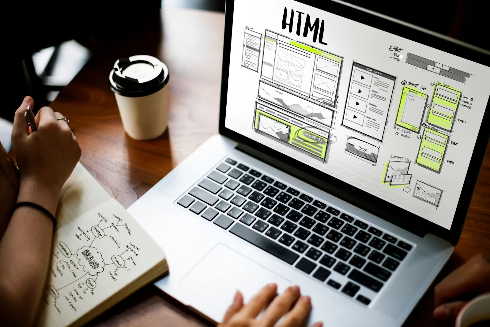 Vivid team planning a website project
